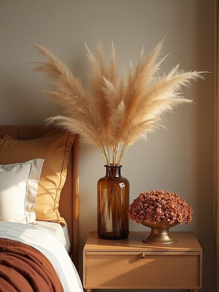 autumn dried flower arrangements