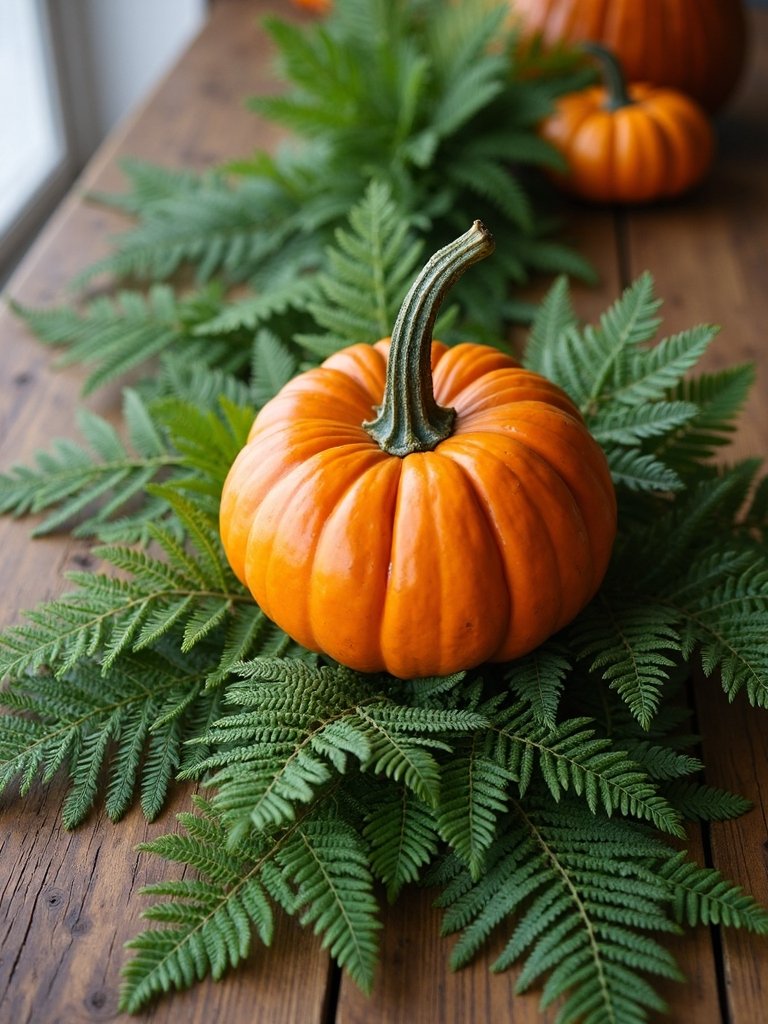 autumn forest centerpiece display
