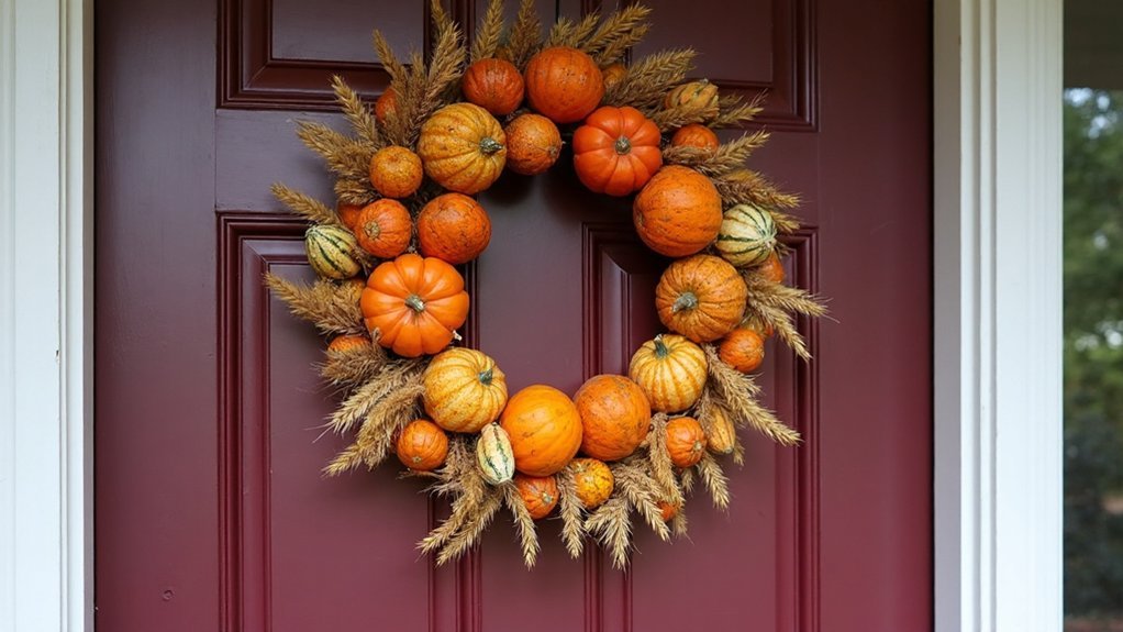 autumn harvest door decor