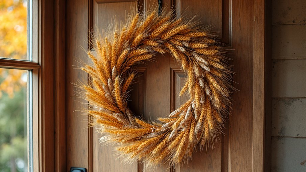 autumn harvest wreath decoration