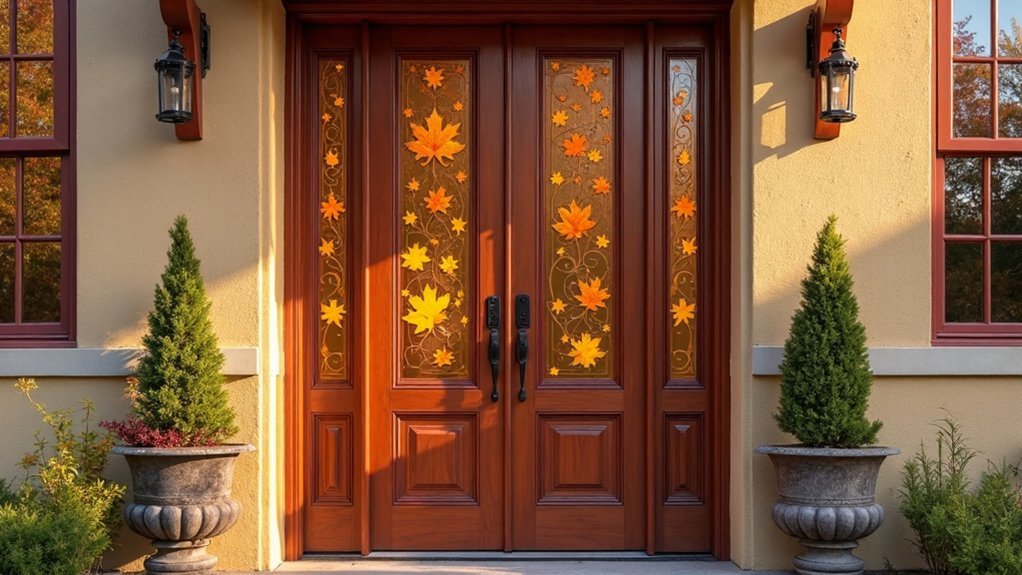 autumn leaf door signs
