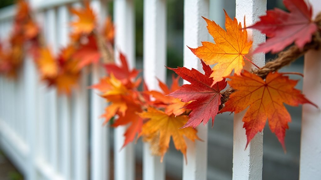 autumn leaf garland decor