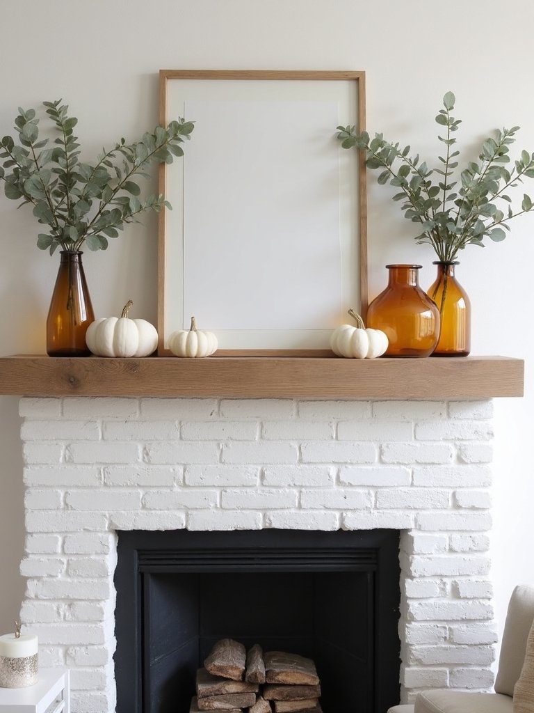 autumn mantel decor ideas