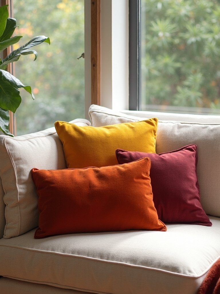 autumn pillow cover decor transformation