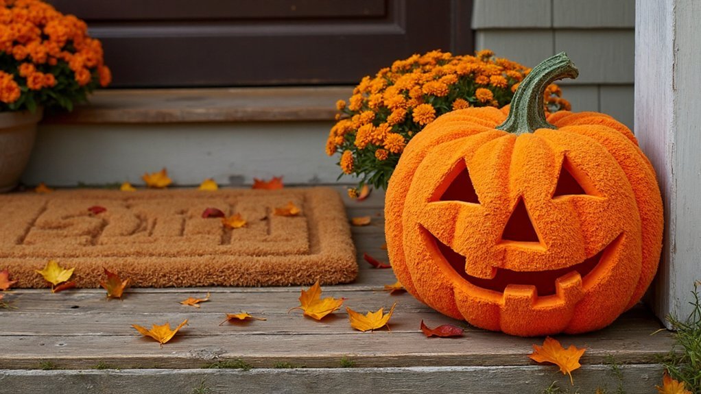 autumn pumpkin doormat charm