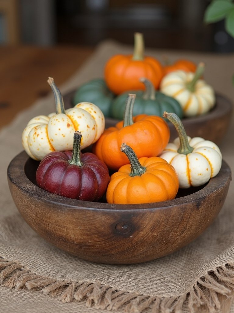 autumn pumpkin showcase display