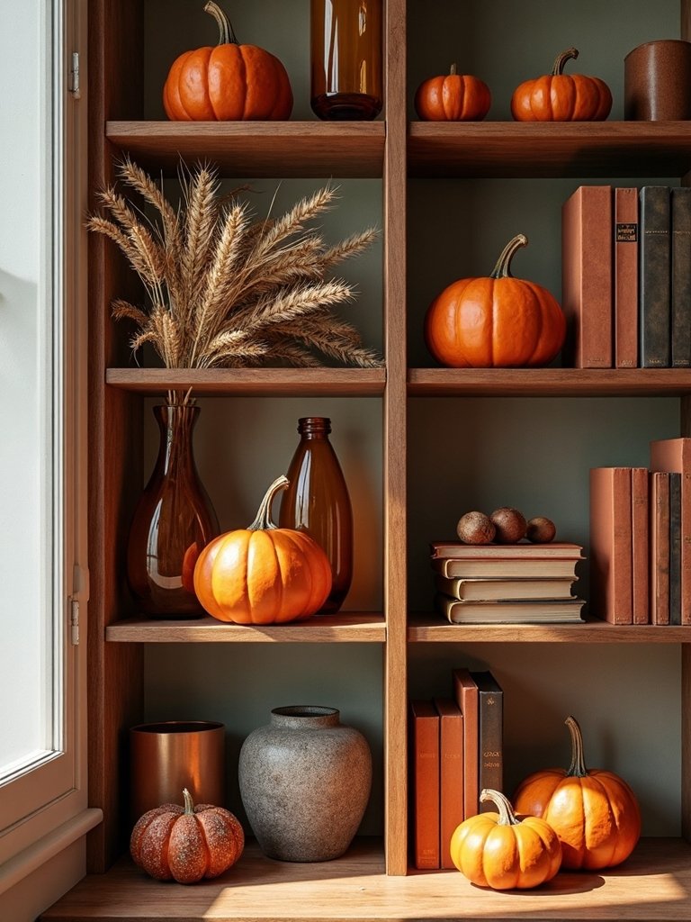 autumn themed decorative accents
