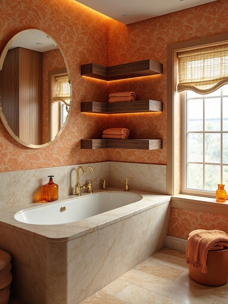 autumn themed whimsical wallpaper