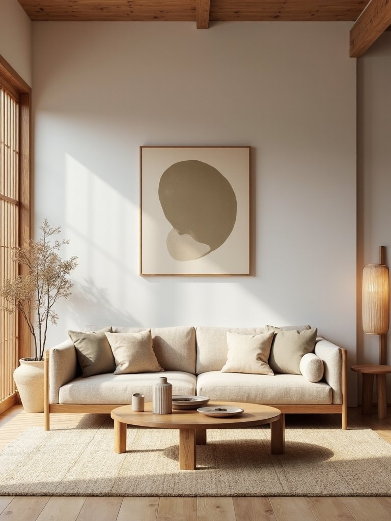 balanced minimalist living design