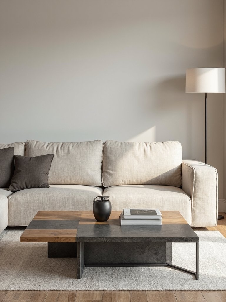 balanced mixed material elegance