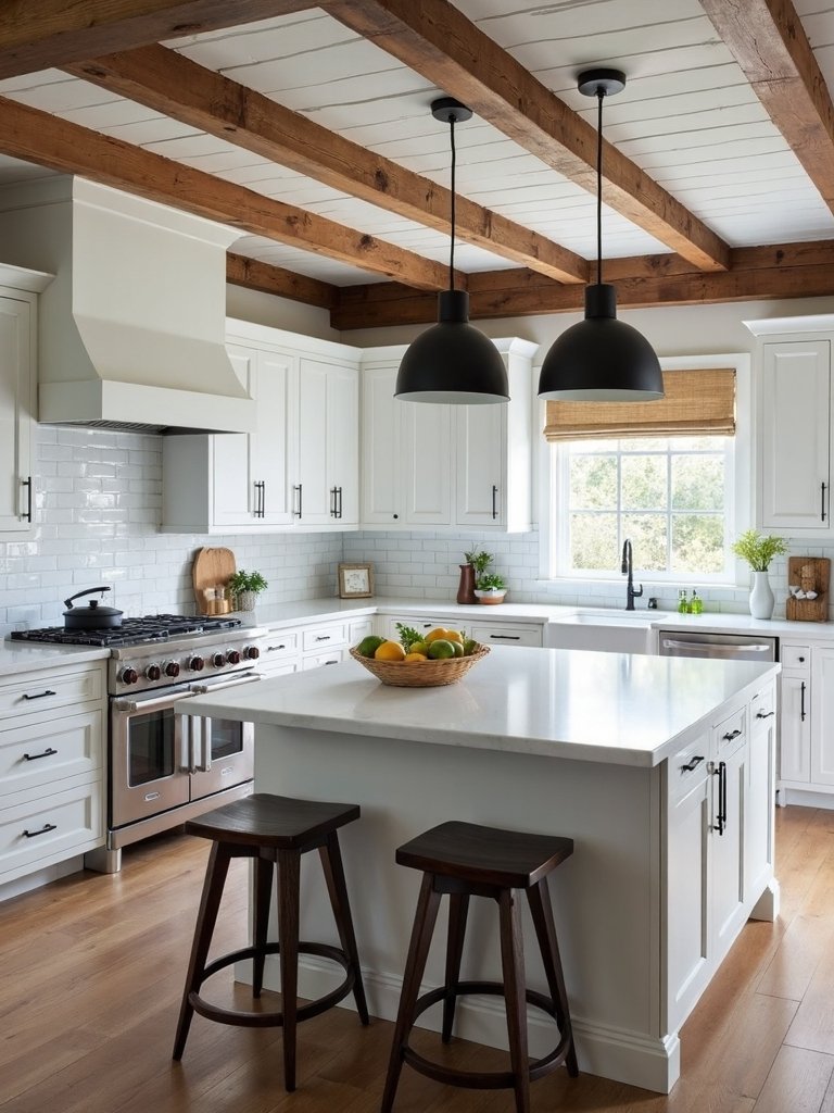 blending rustic and contemporary accents