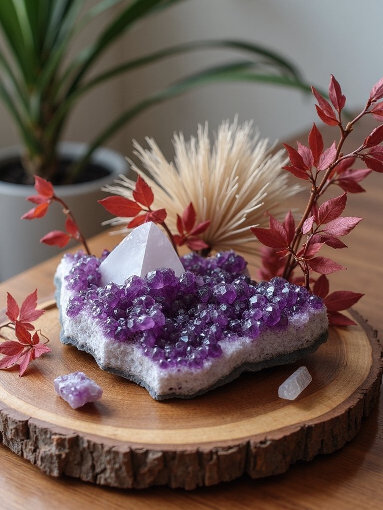 boho coffee table arrangement