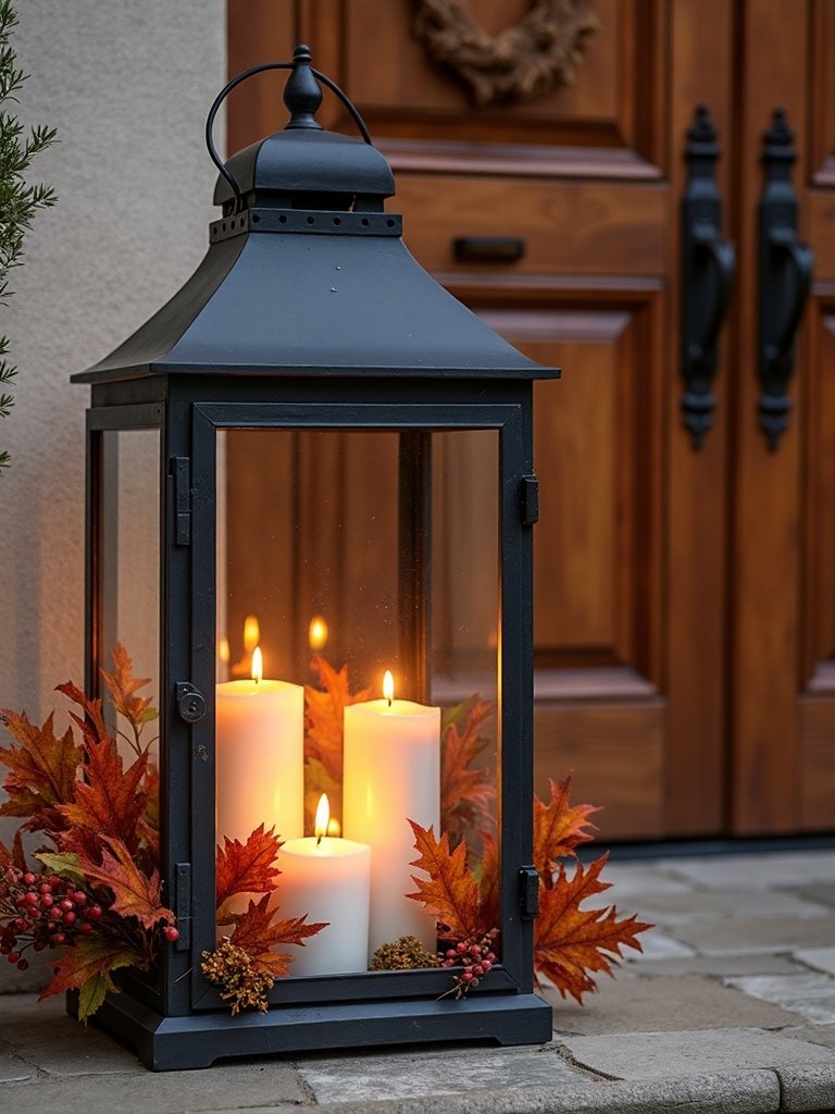 bold lanterns for entrance