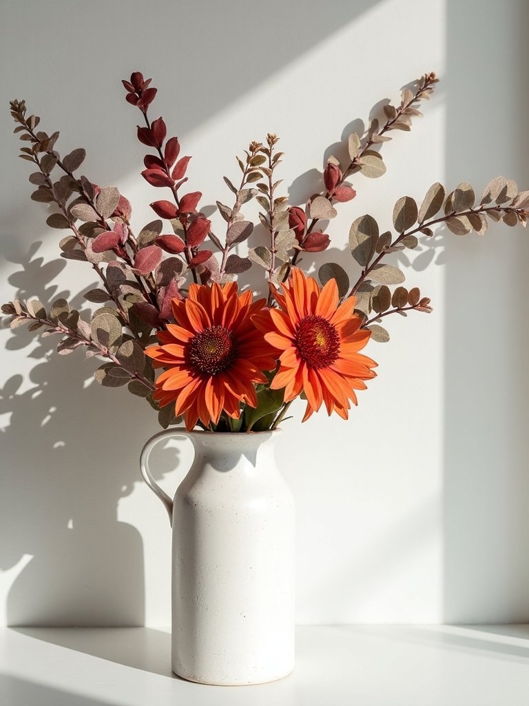 bold modern fall arrangements