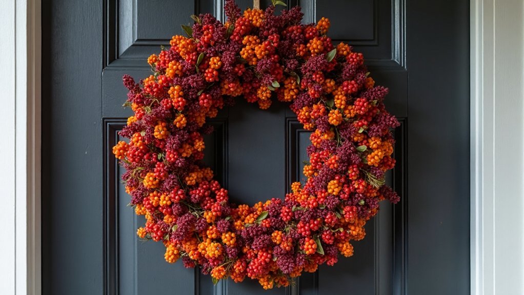 charming autumn berry wreaths
