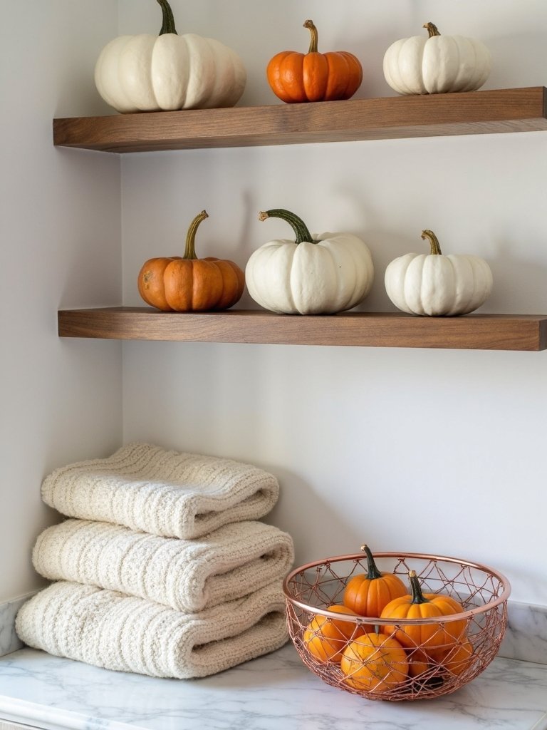 charming autumn pumpkin displays