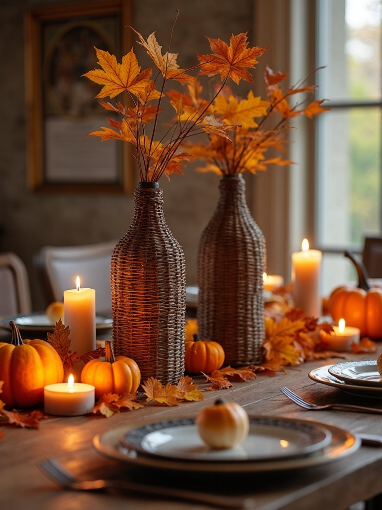 charming autumn table decor
