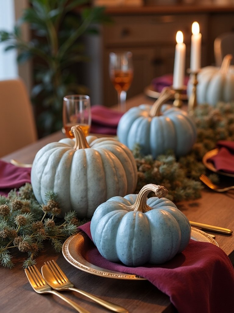 cinderella pumpkin table setting