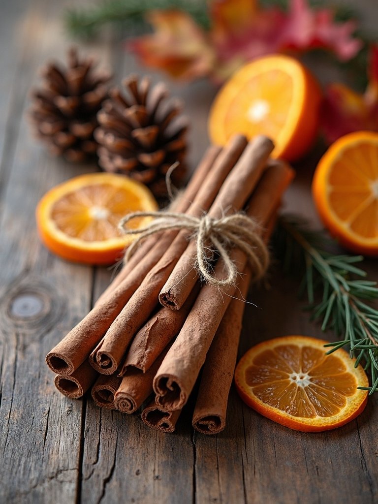 cinnamon stick bundle decorations