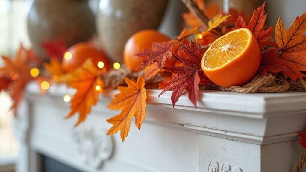 citrus felt garland diy