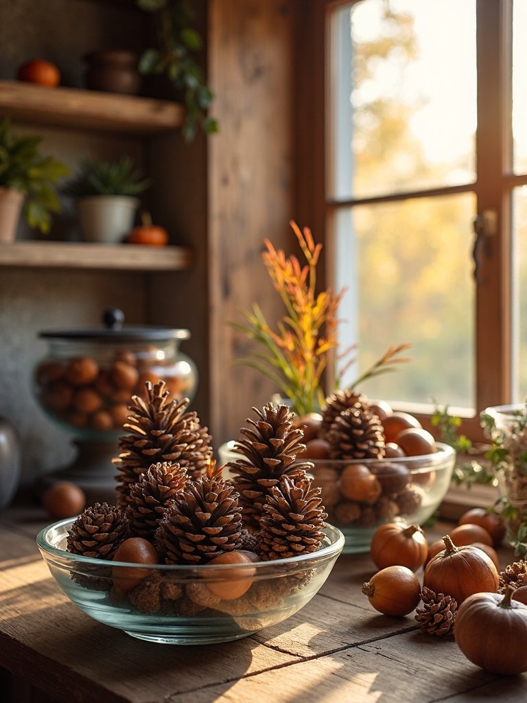 collect natural fall decor