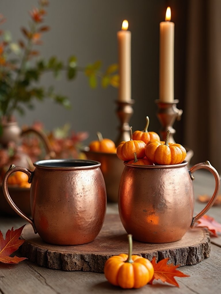 copper accents for autumn