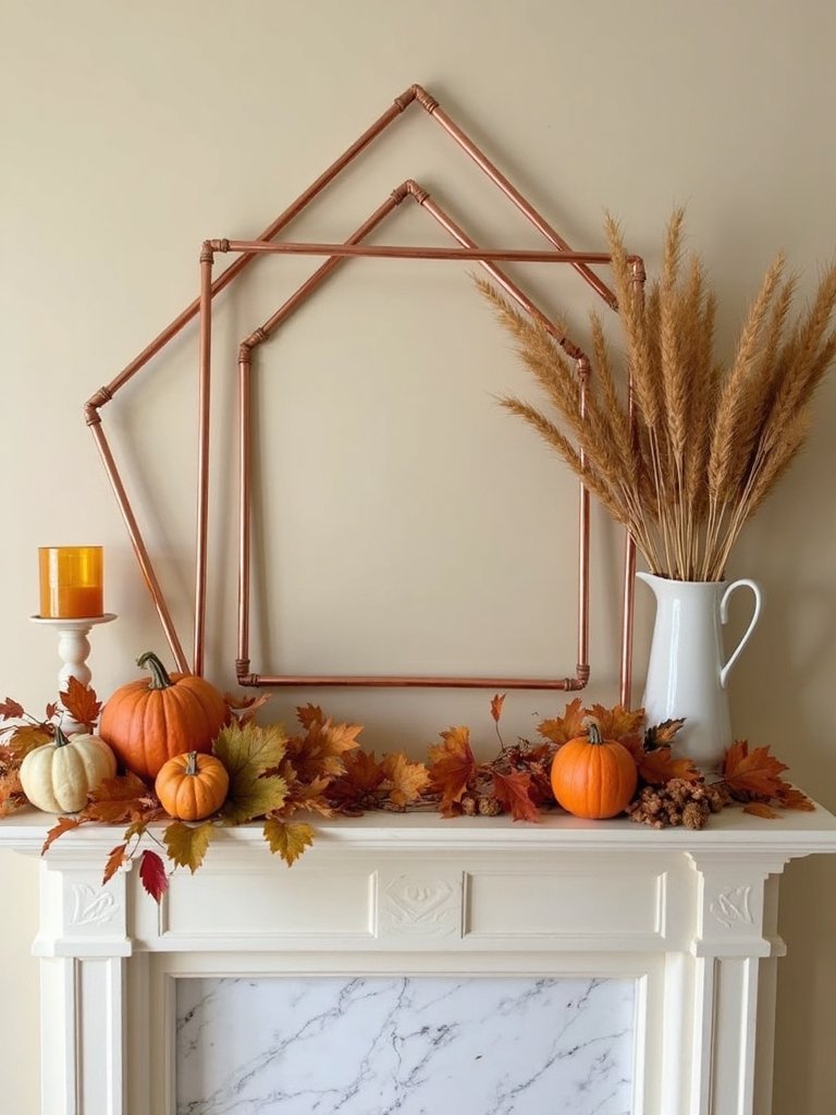 copper pipe seasonal display