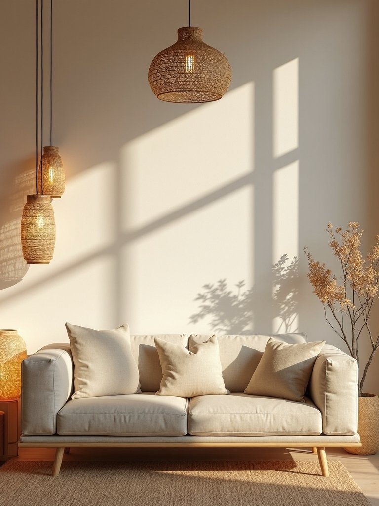 cozy ambient lighting layers