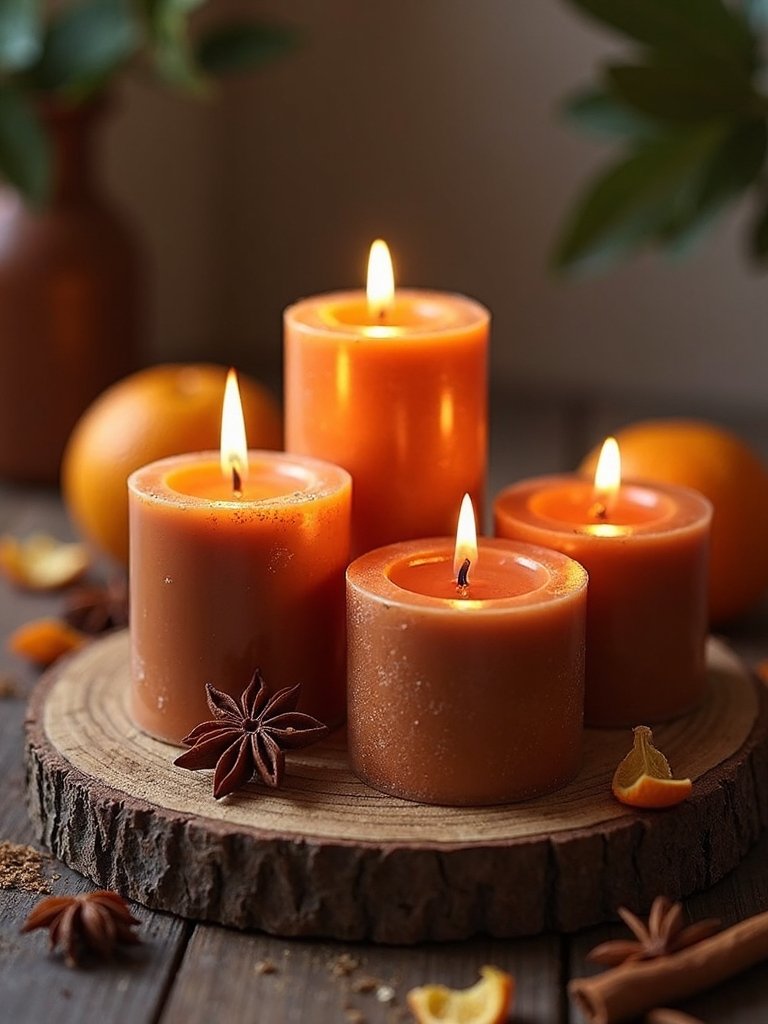 cozy autumn candle experience