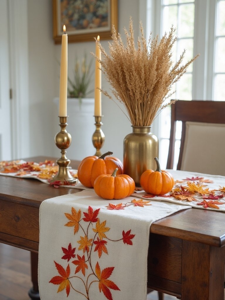 cozy autumn entryway decor