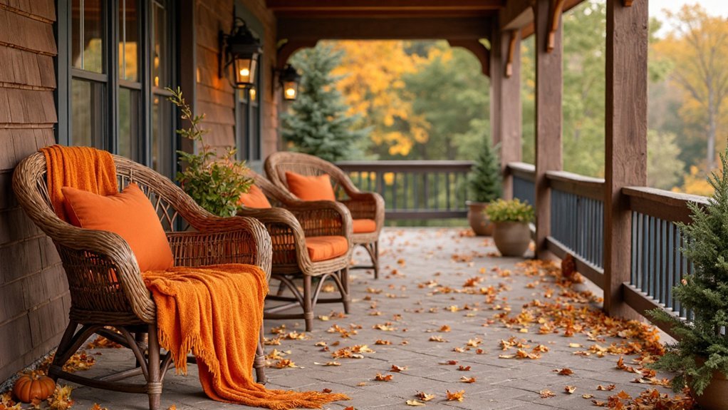 cozy autumn porch retreat