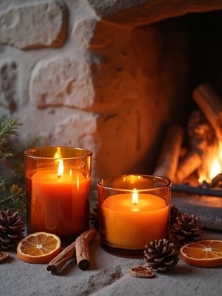 cozy autumn scented candles
