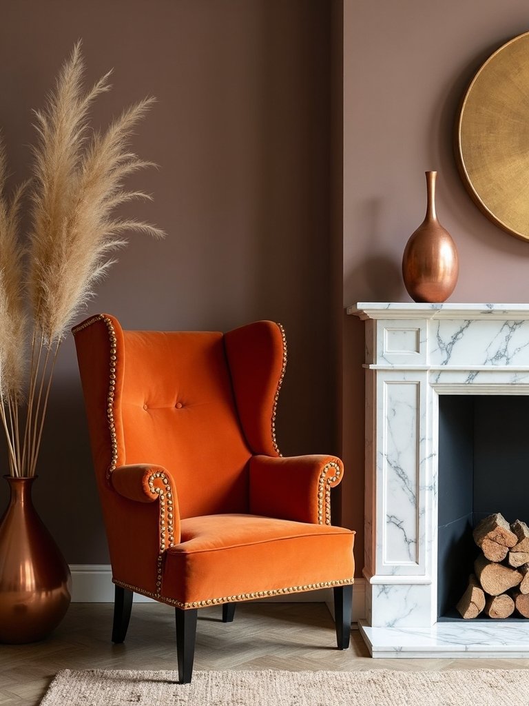 cozy autumn statement chair