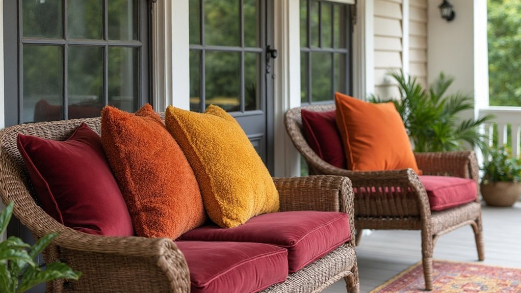cozy fall throw pillows