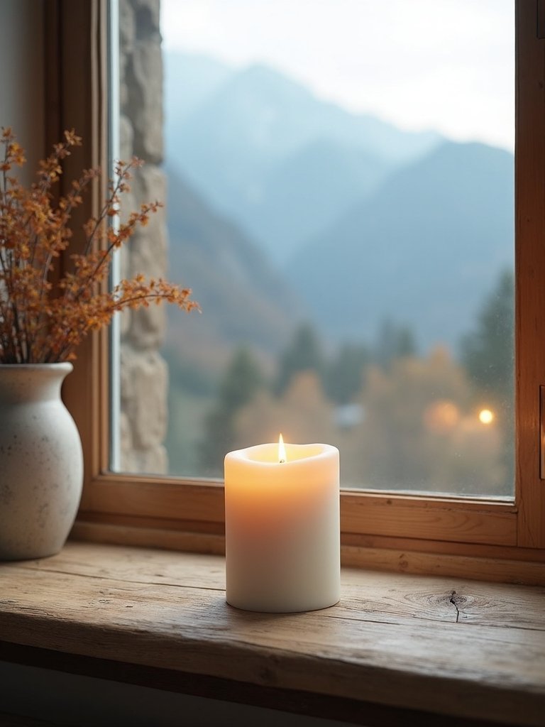 cozy mountain retreat candles