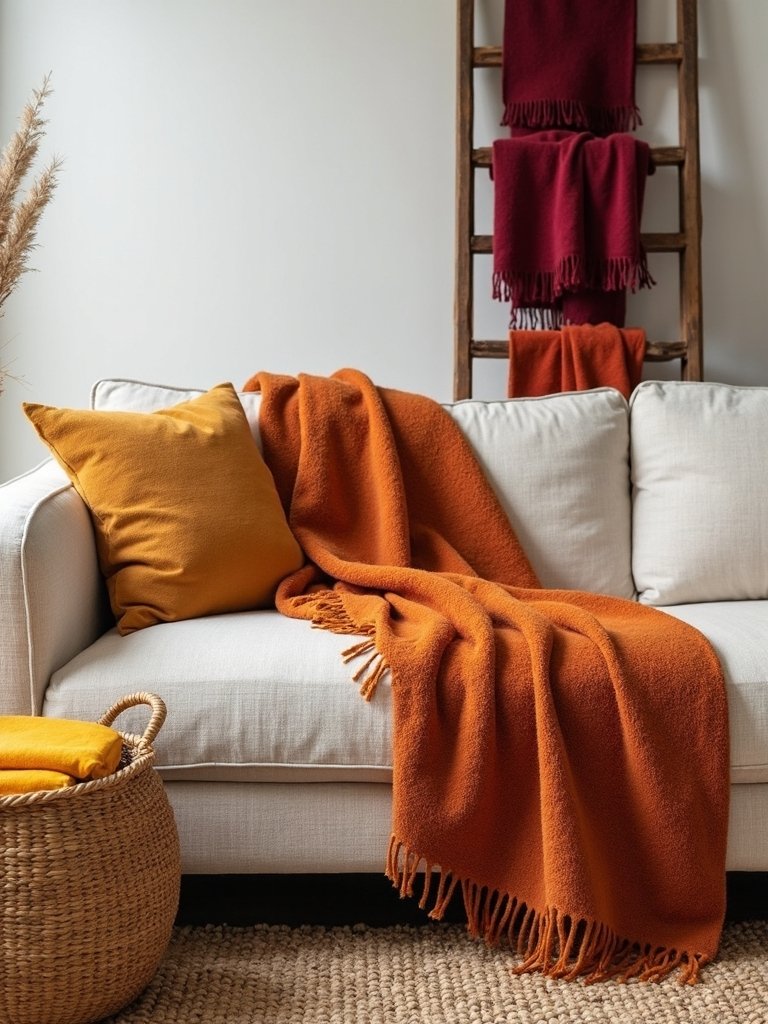 cozy plaid throw blankets