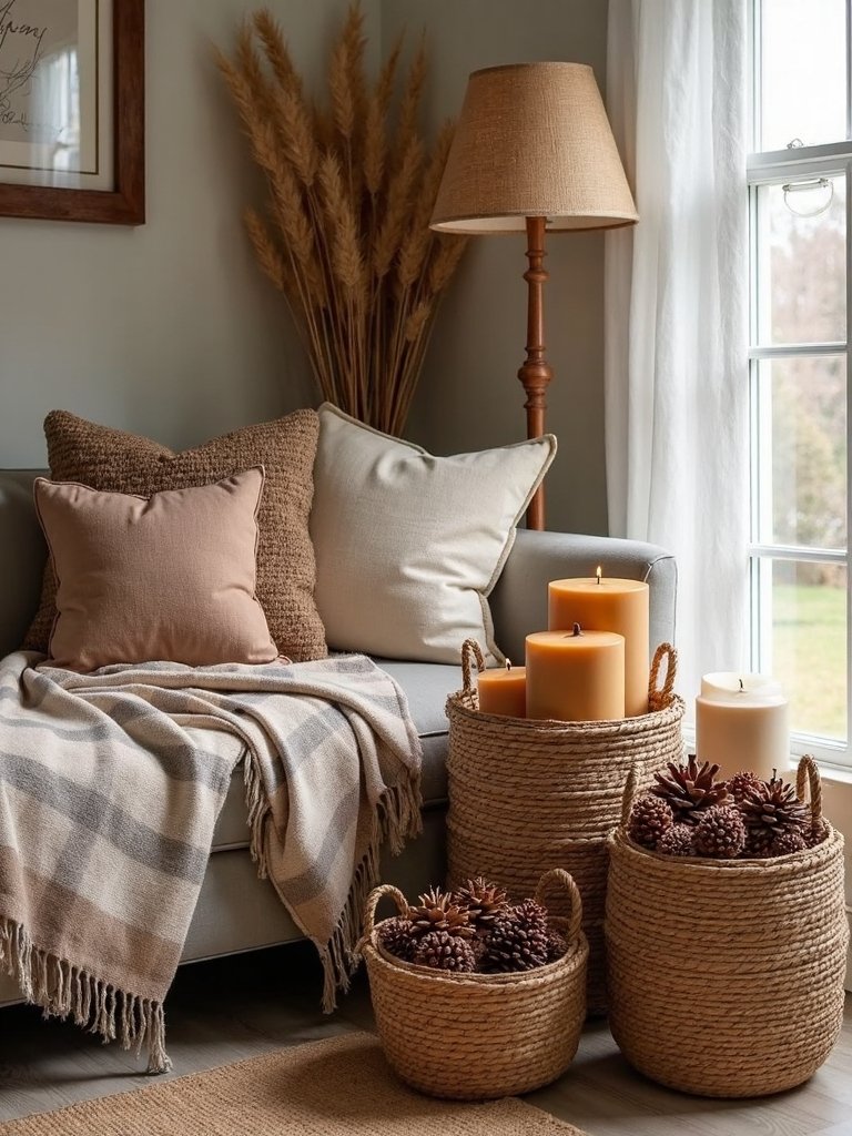 cozy rustic fall decor