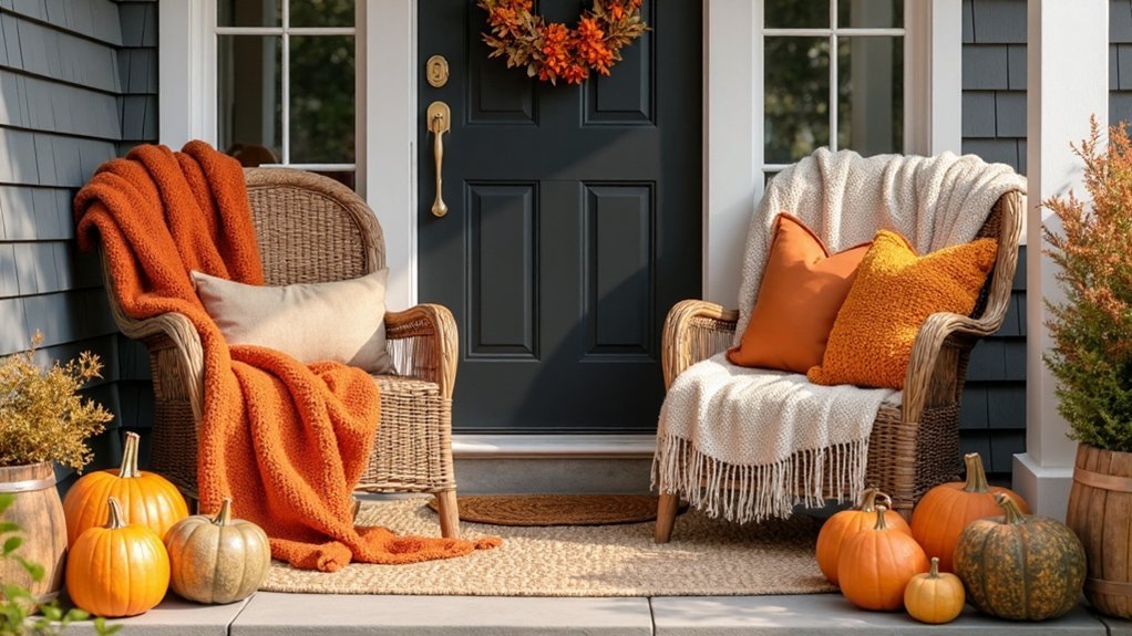 cozy textiles enhance atmosphere