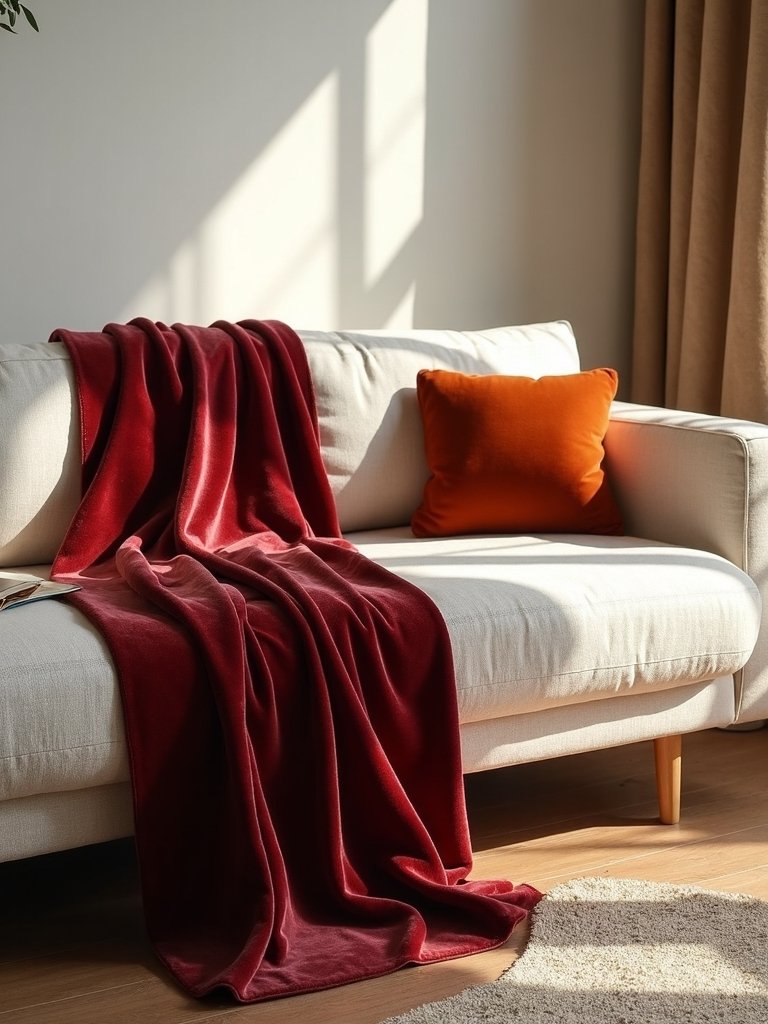 cozy velvet blankets collection