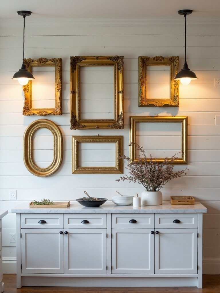 decorative antique frame gallery showcase
