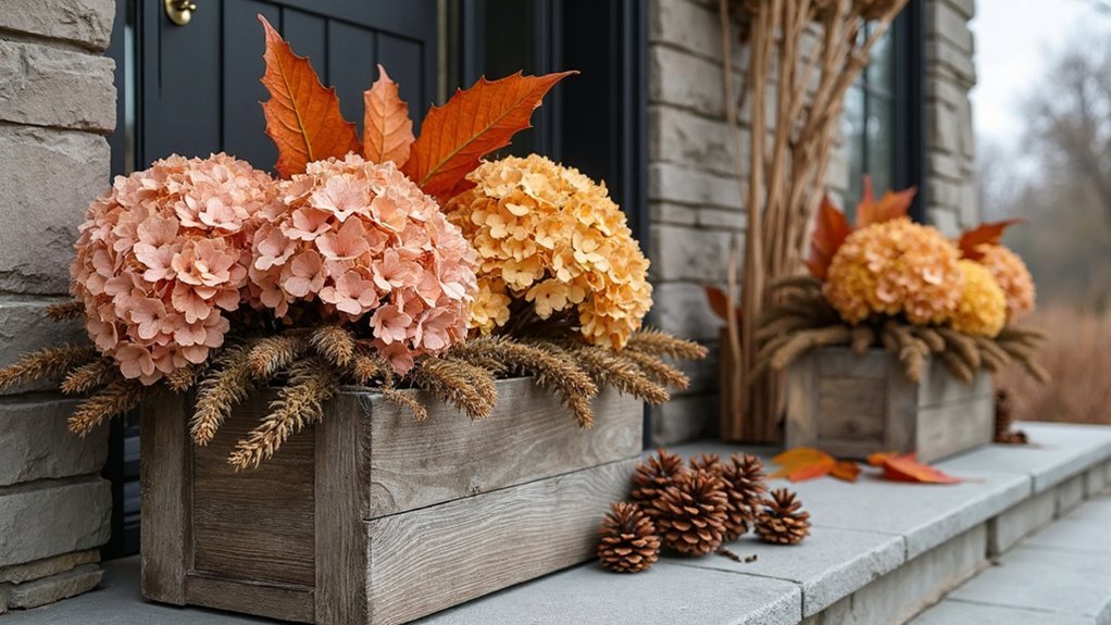 dried flowers and natural decor