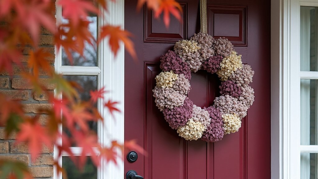 dried hydrangeas for fall