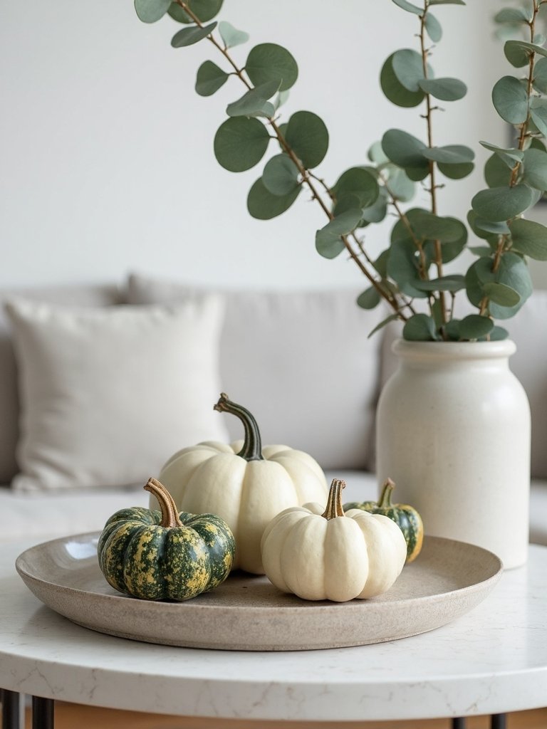 elegant autumn pumpkin displays