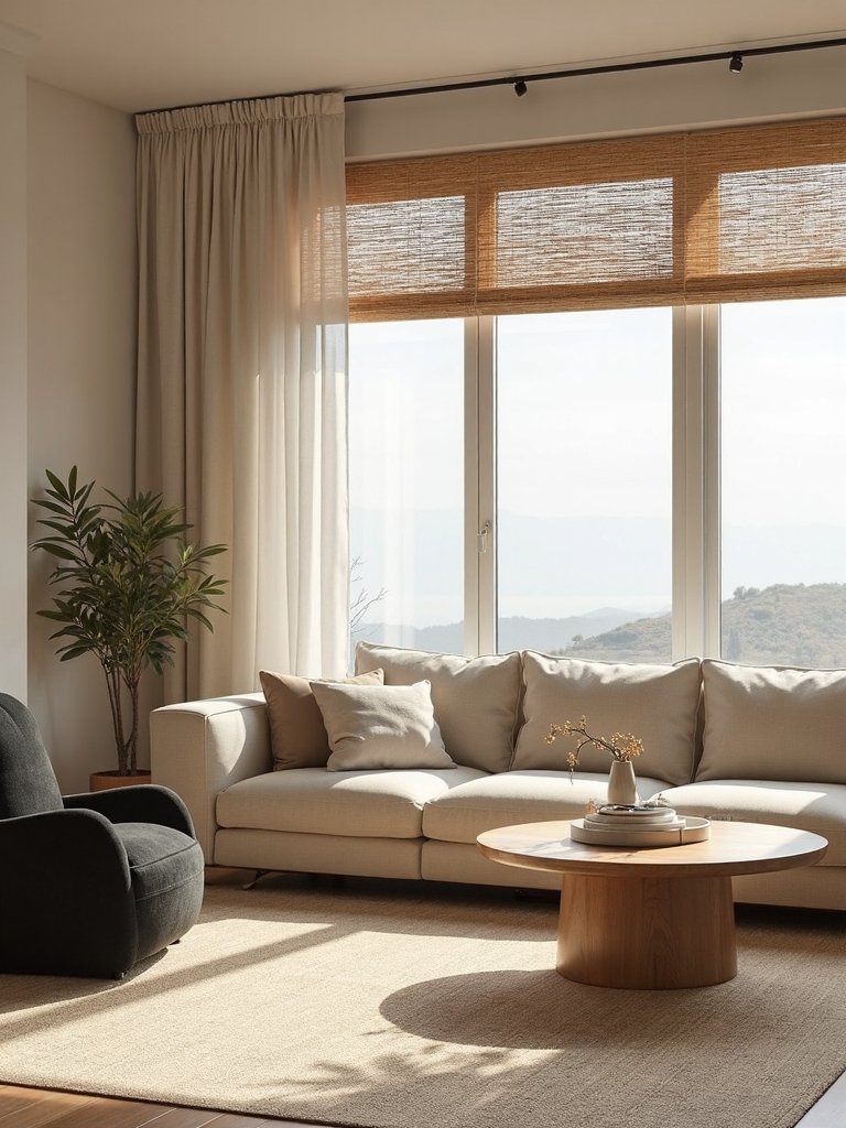 elegant japandi living rooms