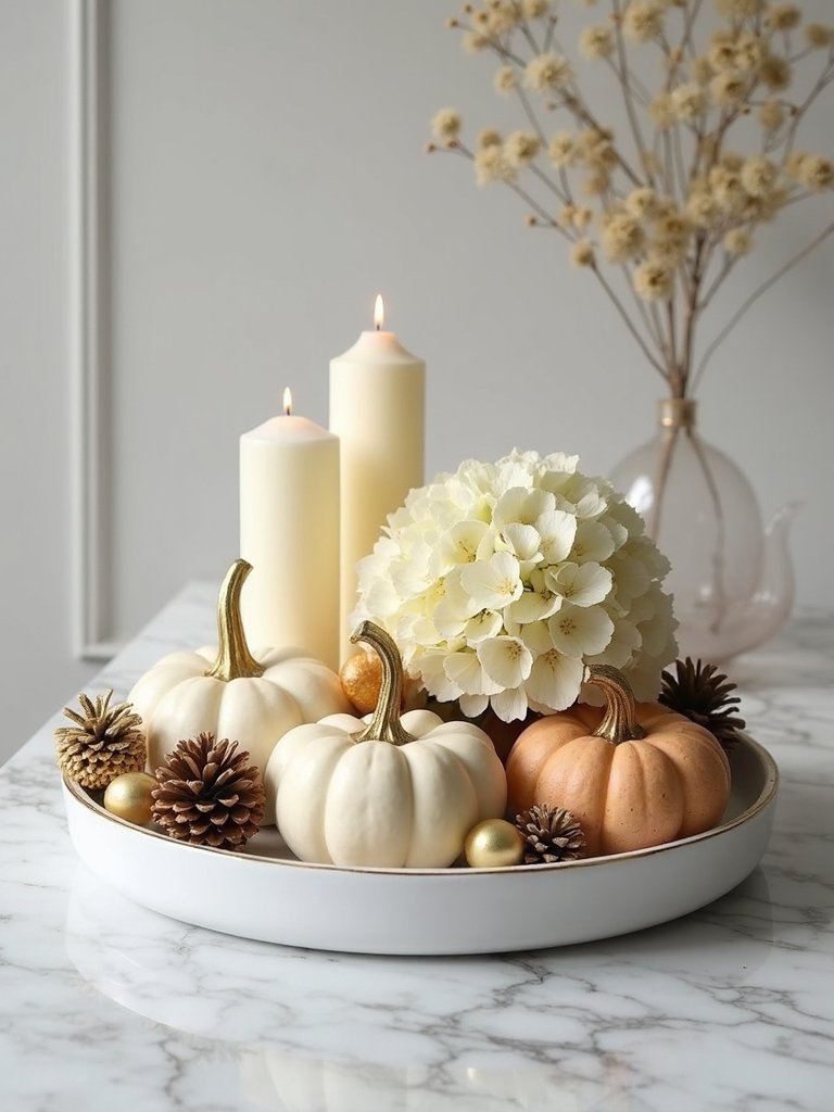 elegant white gold vignette