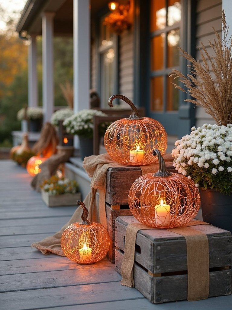 enchanting fall outdoor decor