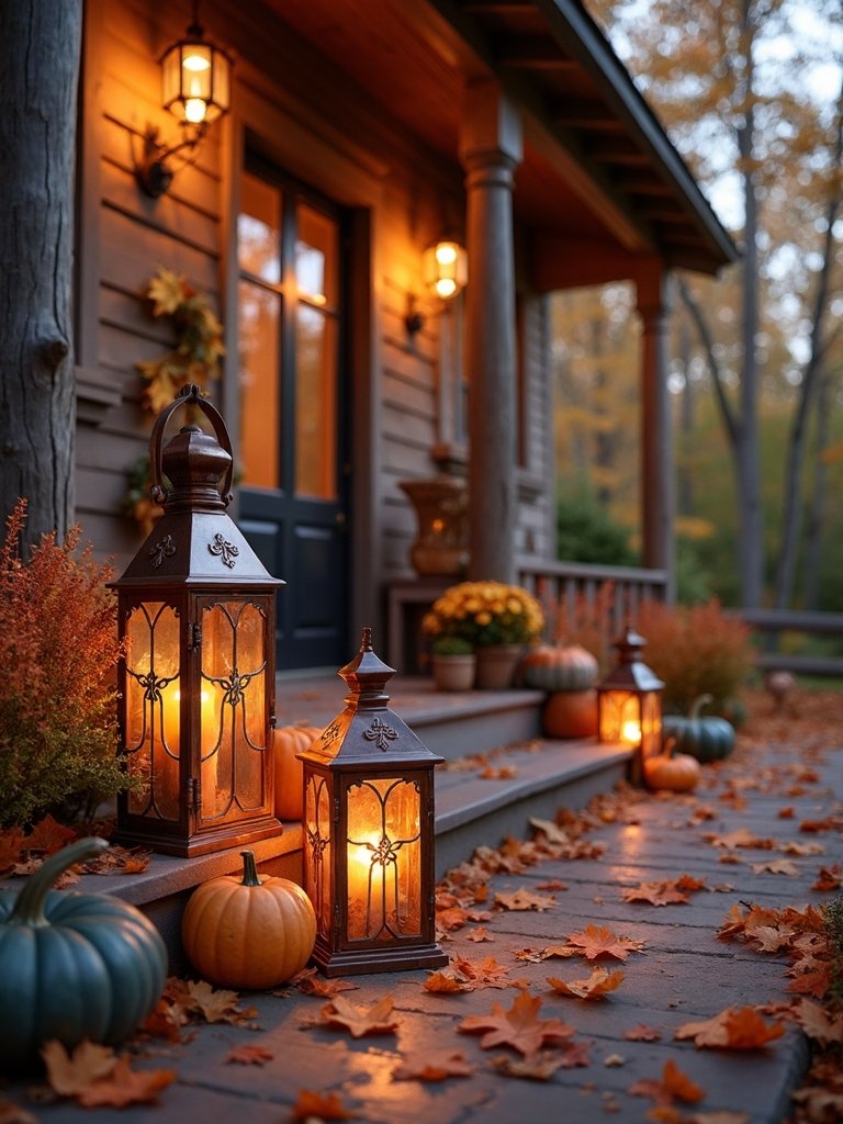 enchanting fall porch decor