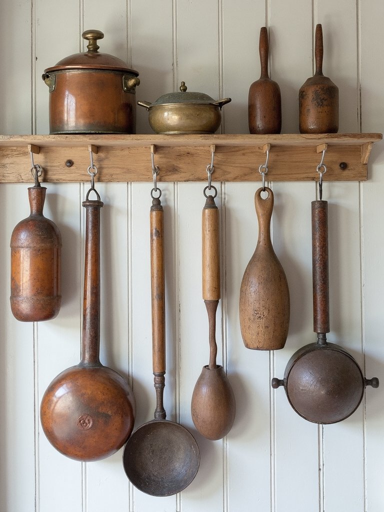 engaging vintage kitchen tool arrangements