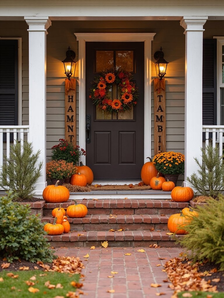 fall themed porch decor ideas