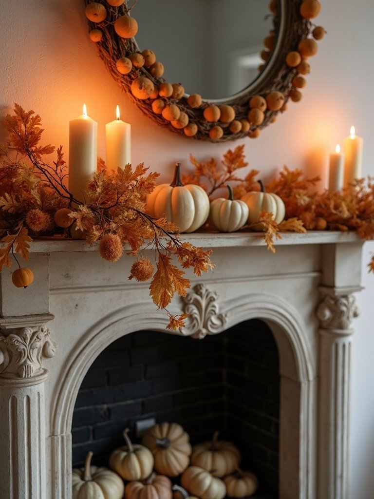 farmhouse wooden bead garlands